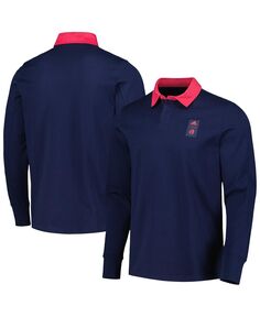 Мужская темно-синяя рубашка-поло с длинными рукавами Player 2023 St. Louis City SC Travel adidas