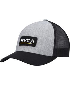 Мужская серая кепка Ticket Trucker III Snapback с меланжевым рисунком RVCA