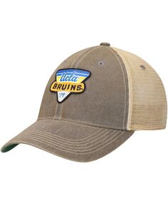 Мужская серая кепка UCLA Bruins Legacy Point Old Favorite Trucker Snapback Legacy Athletic