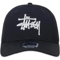 Бейсболка Stussy x New Era 9Twenty Basic, черный