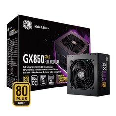 Блок питания Cooler Master GX850 Gold, 850 Вт, черный