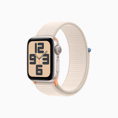 Умные часы Apple Watch SE Gen 2 2023 (GPS), 40 мм, Starlight Aluminum Case/Starlight Sport Loop