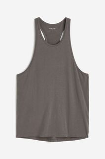 Майка спортивная H&amp;M DryMove Tank, темно-серый H&M