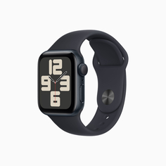 Умные часы Apple Watch SE Gen 2 2023 (GPS), 40 мм, Midnight Aluminum Case/Midnight Sport Band - M/L