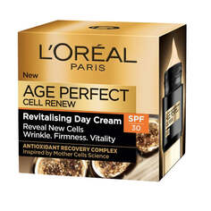 L&apos;Oreal Paris Восстанавливающий дневной крем против морщин Age Perfect Cell Renew SPF30 50 мл L'Oreal
