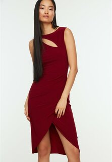 Коктейльное платье Trendyol, темно-красный