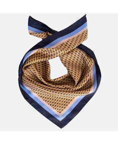 Анкона - шелковый шейный платок для мужчин Elizabetta