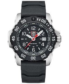 Мужские часы Swiss Navy Seal RSC с черным каучуковым ремешком, 45 мм Luminox