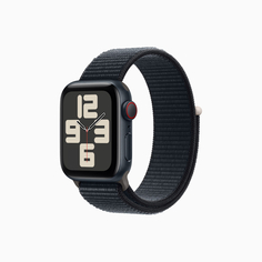 Умные часы Apple Watch SE Gen 2 2023 (GPS + Cellular), 40 мм, Midnight Aluminum Case/Midnight Sport Loop