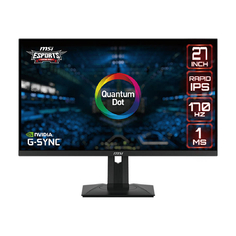 Монитор MSI G274QPF-QD, 27&quot;, QHD 2560x1440, 170 Гц, Rapid IPS, черный