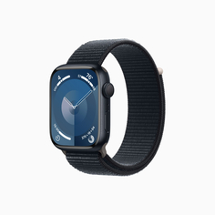 Умные часы Apple Watch Series 9 (GPS), 45 мм, Midnight Aluminum Case/Midnight Sport Loop - One Size