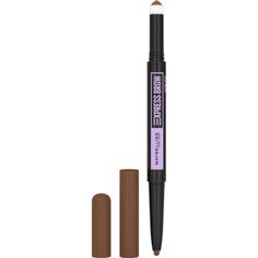 Maybelline Карандаш для бровей Express Brow Satin Duo двусторонний 02 Medium Brown 0,71г