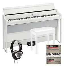 Цифровое пианино Korg G1B Air — белое — полный комплект для дома