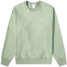 Джемпер Nike Solo Swoosh Fleece Crew Sweat, светло-зеленый