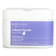 Маска Mary &amp; May Collagen Peptide Vital Beauty Mask, 30 листов
