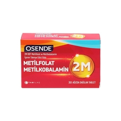 Osende 2M метилфолат метилкобаламин 30 таблеток TAB İLAÇ