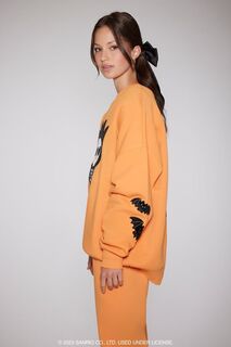 Флисовый пуловер Badtz-Maru Forever 21, оранжевый