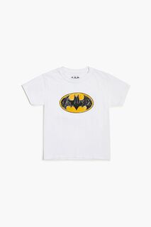 Детская футболка с рисунком Бэтмена Forever 21, белый