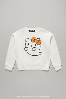 Пуловер Hello Kitty для девочек Ghost Forever 21, белый