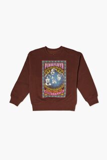 Пуловер с рисунком Pink Floyd для девочек Forever 21, коричневый