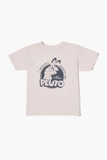 Детская футболка с рисунком Плутона Forever 21, кремовый