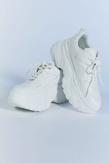 Массивные кроссовки на платформе Forever 21, белый