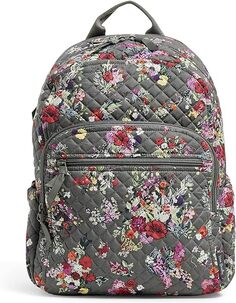 Женский хлопковый рюкзак Vera Bradley Campus, цветочный принт