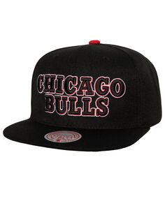 Мужская черная памятная бейсболка с логотипом проекта НБА 2013 Chicago Bulls Mitchell &amp; Ness
