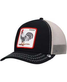 Мужская кепка Snapback черного цвета The Rooster Trucker Snapback Goorin Bros.