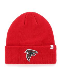 Мужская базовая вязаная шапка Red Atlanta Falcons &apos;47 с манжетами среднего размера &apos;47 Brand