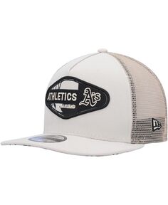 Мужская кепка Snapback в стиле ретро Oakland Athletics в стиле ретро с А-образной рамкой Trucker 9FIFTY New Era