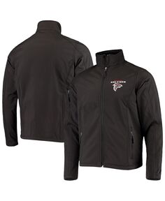Мужская черная куртка Atlanta Falcons Sonoma Softshell с молнией во всю длину Dunbrooke