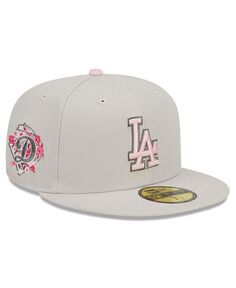 Мужская кепка цвета хаки Los Angeles Dodgers 2023 Mother&apos;s Day On-Field 59FIFTY New Era