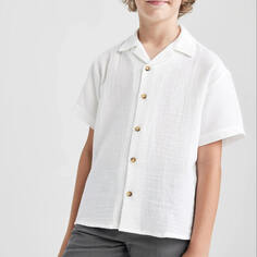 Рубашка для мальчика DeFacto, белый