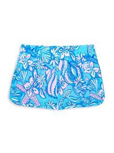 Мини-шорты Boca Chica для маленьких девочек и девочек Lilly Pulitzer Kids, синий