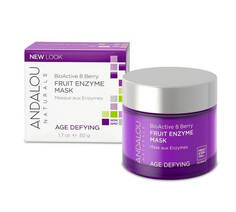 Антивозрастная отшелушивающая фруктовая маска для лица Andalou Naturals Bioactive 8 Berry Age Defying, 50 мл