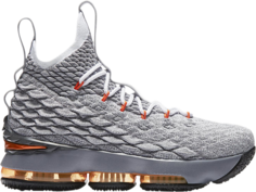 Кроссовки Nike LeBron 15 GS &apos;Grey Orange&apos;, серый