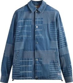 Куртка Kith Japanese Indigo Jacquard Coaches Jacket &apos;Indigo&apos;, синий
