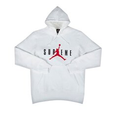 Пуловер Supreme x Jordan Hooded Pullover &apos;White&apos;, белый