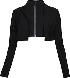 Куртка Coperni Hybrid Cropped Tailored Jacket &apos;Black&apos;, черный