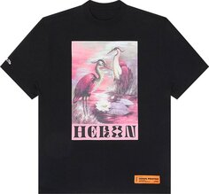Футболка Heron Preston Oversized Heron Print T-Shirt &apos;Black/Pink&apos;, черный