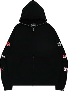 Худи BAPE Big Ape Head Digital Mosaic Relaxed Fit Full Zip Hoodie &apos;Black&apos;, черный