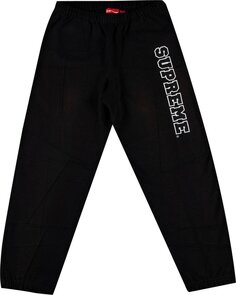 Спортивные брюки Supreme Patchwork Sweatpant &apos;Black&apos;, черный