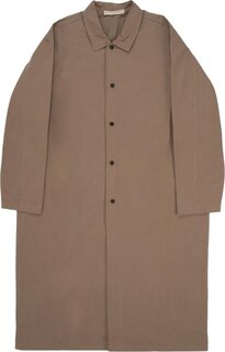 Пальто Fear of God Essentials Long Coat &apos;Wood&apos;, коричневый