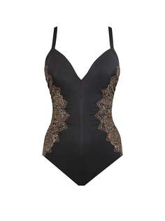 Купальник Miraclesuit Petal Pusher Temptation One-Piece, черный