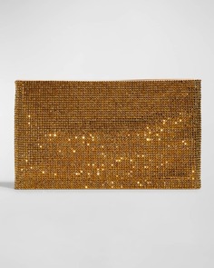 Сумка-клатч Allover с кристаллами на молнии Judith Leiber Couture