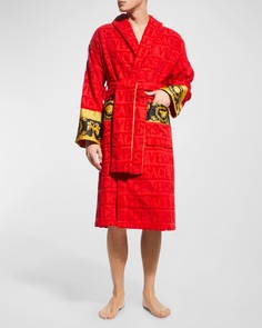 Мужской халат с рукавами барокко Versace