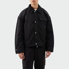 Куртка Represent Quilted crinkle-shell, черный