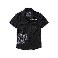 Рубашка с коротким рукавом Brandit Motörhead Vintage, черный