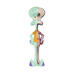 Фигурка Jason Freeny x Nickelodeon Spongebob Hidden Dissectibles Squidward, мультиколор